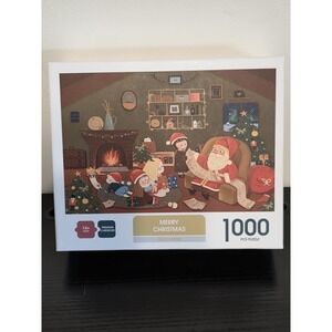 1000 Pc Puzzle. Complete. Jigsaw Ouzzle Christmas Puzzle